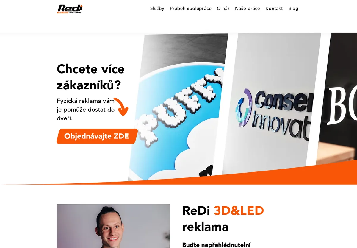 Náhled webu REDI Industries